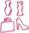 Fashionista Cutter Set - Set of Four Cookie Cutters
