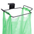 Large Stainless Steel Trash Bag Holder for Kitchen Cabinets Doors and Cupboards,