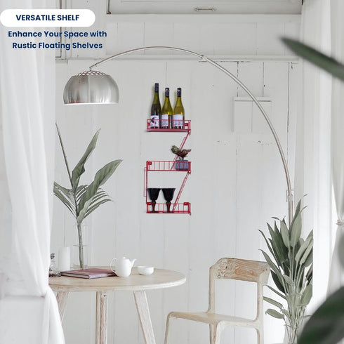 Fire Escape Ladder Shelf - New York Inspired 4 Tier Metal Shelf for Home Décor Organizer and Action Figure Display