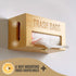 1333 Libreshine Extra Large Bamboo Trash Bag Dispenser Holder for Tall Kitchen Bags, Fits Costco Jumbo Rolls, Gallon