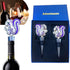 Squirrel Wine Bottle Stopper, Cute Animal Wine Stoppers for Christmas Party Decorations, Crystal Polygonal Beverage