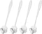 uxcell 4Pcs Stainless Steel Flower Spoons, 5 Inch Cherry Blossom Shape Coffee Dessert Spoon