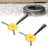Zerodis Vacuum Cleaner Side Brush, 4pcs Sweeping Side Brush for Shark Rv750 Rv700 Robot Vacuum