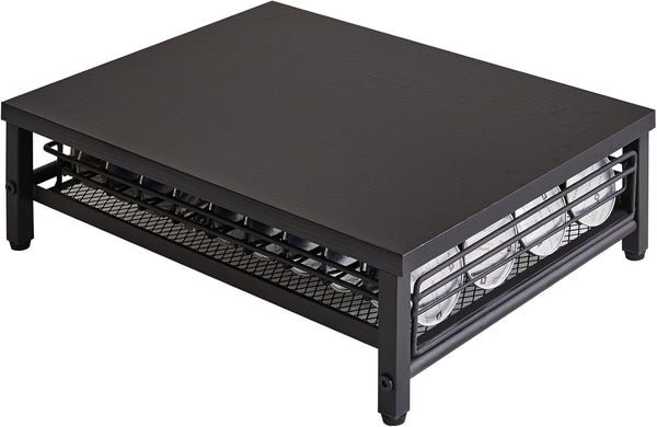 IBUYKE Coffee Pod Drawer Holder for Nespresso, 40 Capacity Capsule Pods Storage Organizer, Black UTCJ101B