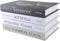 PTShadow 4 Pieces Folding Decorative Books for Home Decor, Black and White Bookshelf