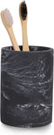zccz Toothbrush Holder for Bathroom Marble Look, Electric Toothbrush and Toothpaste Holder,