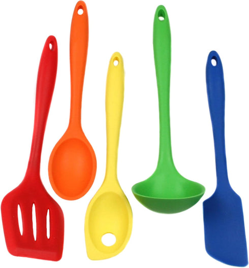 Chef Craft Premium Silicone Basting Spoon, 11 Inch, Orange Color