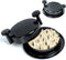 Chicken Shredder Tool Twist, Non-Skid Base Meat Shredder with Handles for Beef, Pork, and Chicken (Black)