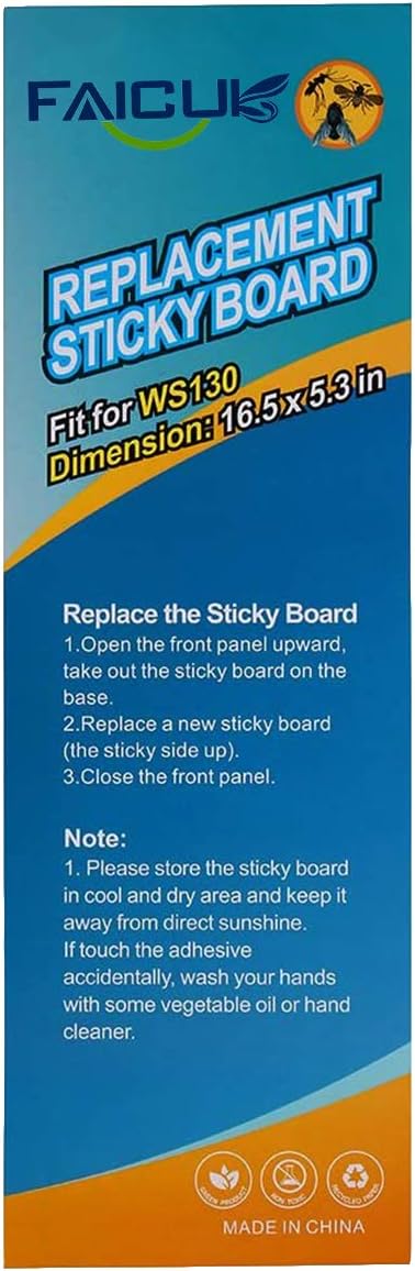Faicuk (WS130 Wall Sconce Fly Light Trap Replacement Glue Board)