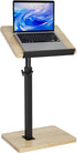 IBUYKE C Shaped Side Table, Angle Adjustable, 360 Swivel Height Adjustable End