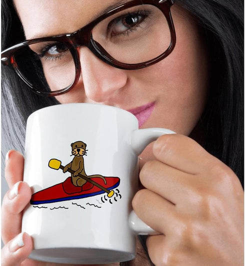 3dRose "Funny Black Crow" Mug, 11 oz