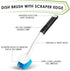 Dish Brush Set of 3, Water Bottle Brush, Dish Scrub Brush, Non-Slip Long Handle for Cleaning Dishes, Sink, Pots, Round