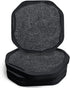 UMIRRO Black Coasters for Drinks for Tabletop Protection with Super Absorbent Felt