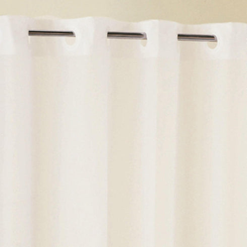 Hookless Full Length 2-in-1 Shower Curtain, 71" x 74", Frost