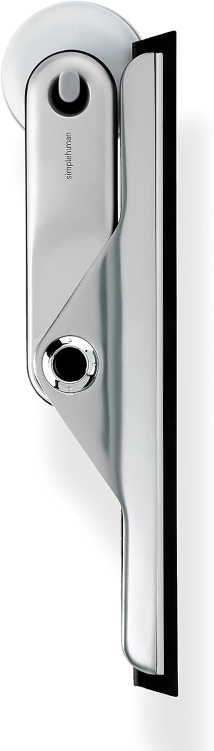 simplehuman Fold Away Squeegee, Stainless Steel