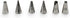 Fox Run Icing Syringe Decorating Set, Metallic, 7-Piece, 2.25 x 3 x 8 Inches