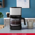 Holstein Housewares Simply Brew 5 Cup Stainless Steel Drip Coffee Maker with Reusable Filter, Black