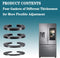 8pcs DA99-04158A Hinge Shim Refrigerator Door Height Adjustment Kits, Replacement Parts for Samsung Refrigerator