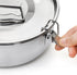 Okllen 18/8 Stainless Steel Flan Mold, 65 Oz Flan Pan with Lid and Handle for Instant Pot