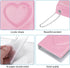 3 Inch 2.5"x3.5" Album 32 2 Pack, PATIKIL Mini Kpop Photocard Binder with Pockets Small Bookshelf Love Heart Picture