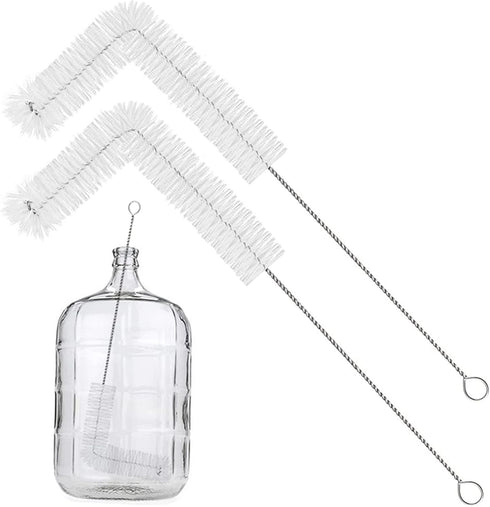 DOMUEN 2 Pack 28inch Carboy Brush Carboy Cleaning Brush Carboy Bottle Brush Carboy