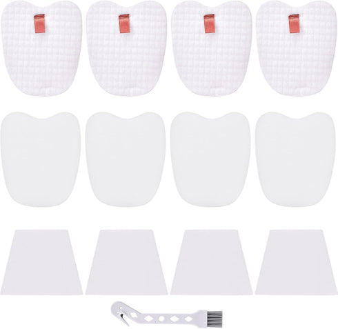 8 Pre-Filters (4 Foam + 4 Felt) and 4 Post-Filters for Shark Rocket Zero-M Vacuums, Replaces Shark Part #