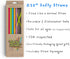Silicone Straws, Slender Size, BPA Free Non-Rubber, Reusable Drinking Straws for 20 oz Yeti Tumbler, Safe for Kids