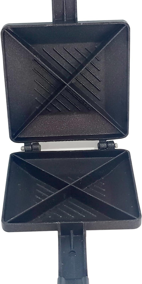 Toaster Non-Stick Gas Sandwich Maker, Coated Plates Hot Sandwich Maker, Quadra 4 Cut Toaster Sandwich Maker, Hand