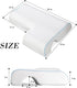 HEYPORK Arched Memory Cuddle Pillow for Adults, Couple Pillow with Slow Rebound, Anti-Compression Hand Memory Foam Neck