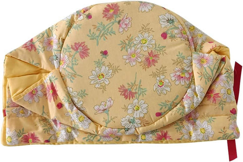 Yangshine Cozy, Vintage Floral Tea Yellow Daisy Tea Cosy Cotton Tea Kettle Cover Dust Proof Insulated Teapot Cover