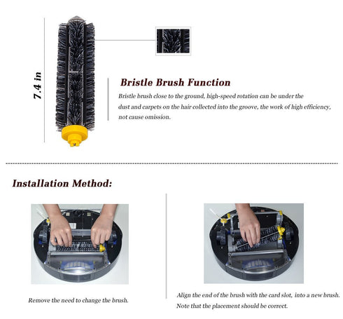 I clean iRobot Roomba 675 Replacement Parts, Robot Vacuum Parts Fit for Roomba 690 675 650 605 680 660 595 585 564 552 Robotic Vacuum