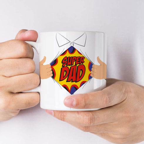 Superdad Heat Reveal Mug