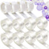 12 Rolls Balloon Arch Tape, 131.2 Feet Tape Strip with Holes, 400 Removable Dots for Party Decorations, Birthday,
