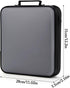 DVD Storage CD Case Holder: 160 Capacity CD Sleeves Black Disc Cases Binder for Car - CD Hard Organizer Box - Large DVD Wallet for Movie/Music/Game & Portable CD Book