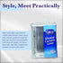 Epica Strongest Heavy-Duty Clear Vinyl Shower Curtain Liner - 72 inches x 72 inches