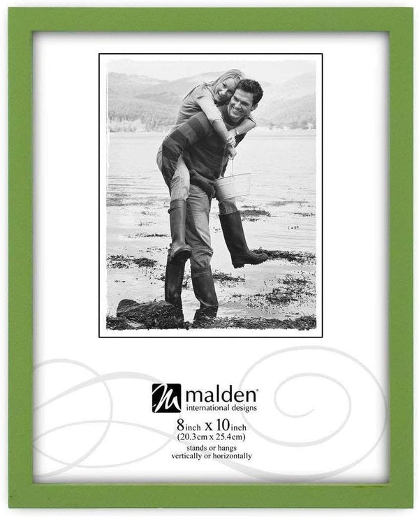 Green Concept Wood Picture Frame, 8-Inch by 10-Inch by Malden International Designs