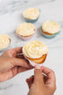 The Silicone Kitchen Reusable Silicone Baking Cup, Muffin Liners for Cupcakes, BPA Free, 24 Pack, Pink Gray Blue