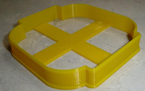 TOY BUILDING BLOCK HEAD OUTLINE COOKIE CUTTER - MADE IN USA PR2525