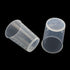 Tegg 30PCS 50ml Clear Plastic Mixing Cups, Graduated Measuring Cups with 50 PCS Wood Craft Sticks