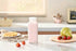 16.9 oz Fox Run Square Glass Milk Bottle, Leaf-Proof Juice and Creamer Container with Lid