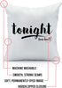 Oh, Susannah Tonight Not Tonight Reversible Pillowcase, Bridal Shower Gift (18x18 in)