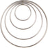 Ateco 4 Piece Round Cutters Set, Stainless Steel, Plain Edge in Graduated Sizes