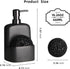 20oz Dish Soap Dispenser - Kitchen Soap Dispenser with Sponge Holder Matte Ceramic Soap Daddy Dispenser for Kitchen