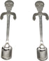 Maydahui 6PCS Skull Spoons, 5 Inch 18/10 Stainless Steel Teaspoons for Halloween Party