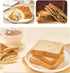 7.8inch Nonstick Loaf Pan - Classic Bakeware Bread Pan with 1.5 lb Dough Capacity, Champagne