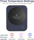 Anbanglin Coffee Mug Warmer, Smart Cup Warmer for Desk, Electric Warmer for Heating Candle, Milk, Tea, Dark Blue-No Cup