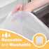 Gokyvei 6 (20"x20"/12"x12"/12"x8") Nut Milk Bag Reusable Pcs Cheese Cloths for Straining, Cheesecloth Bags, Juicing
