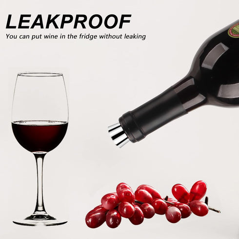 Reusable Wine Stopper, Decorative Bottle Stoppers for Kitchen, Bar, Gifts, Holiday Party, Wedding (20 Pack)