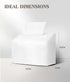Livelab Paper Towels Cover Compatible with Kleenex Disposable Paper Hand Towels, PU Leather Tissue Box Holder Dispenser