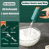 Mini Hand Mixer, Cordless Electric Handheld Mixer, USB Rechargeable with 2 Detachable Whisks for Kitchen Baking